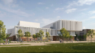 Construction du nouveau conservatoire Hector Berlioz à Bourgoin-Jallieu